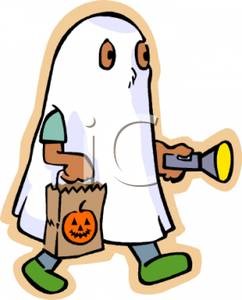 A_Child_Dressed_In_A_Ghost_Costume_Holding_A_Flashlight_Royalty_Free_Clipart_Picture_090828-191227-347042